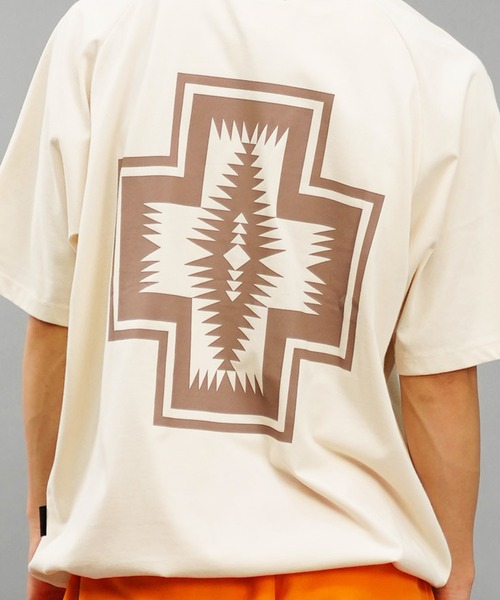 PENDLETON（ペンドルトン）の「PENDLETON/ペンドルトン 半袖Tシャツ 裾ドローコード 速乾 4275-6013（Tシャツ/カットソー・メンズ・グレイッシュブルー/ベージュ/チャコール・L/M/S）」の16枚目の写真