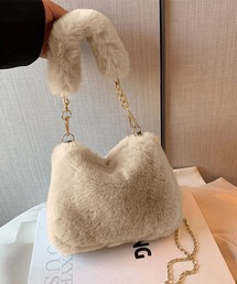 Miniministore（ミニミニストア）の「ファーバッグ  チェーンショルダーバッグ（ショルダーバッグ）」