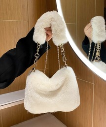 ファーバッグ チェーンショルダーバッグ