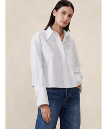 Banana Republic（バナナリパブリック）の「ボクシー クロップ シャツ（シャツ/ブラウス）」