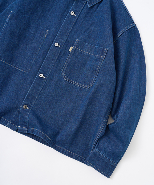 コンパクトデニムジャケット/Gジャン/ブルゾン'セットアップ着用可'