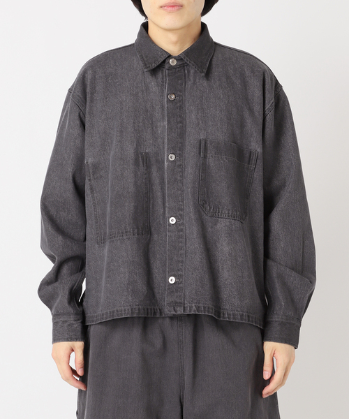 417 EDIFICE（フォーワンセブンエディフィス）の「コンパクトデニムジャケット / Gジャン /ブルゾン "セットアップ着用可"（シャツ/ブラウス・メンズ・ブルー系その他/ブラック/アイボリー・MEDIUM/LARGE）」の17枚目の写真