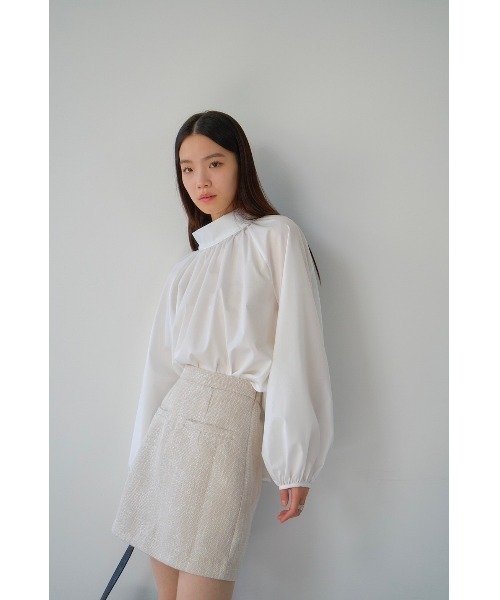 DRWCYS(ドロシーズ)の「2WAYスタンドカラーブラウス(シャツ/ブラウス・レディース・サックスブルー/オフホワイト・FREE)」の8枚目の写真