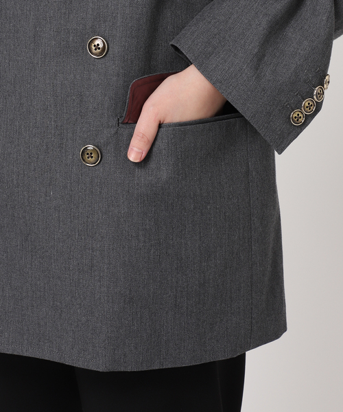FREEMANS SPORTING CLUB(フリーマンズ スポーティング クラブ)の「【FREEMANS SPORTING CLUB】RIVINGTON JACKET(テーラードジャケット・レディース・チャコールグレー・38/36)」の15枚目の写真
