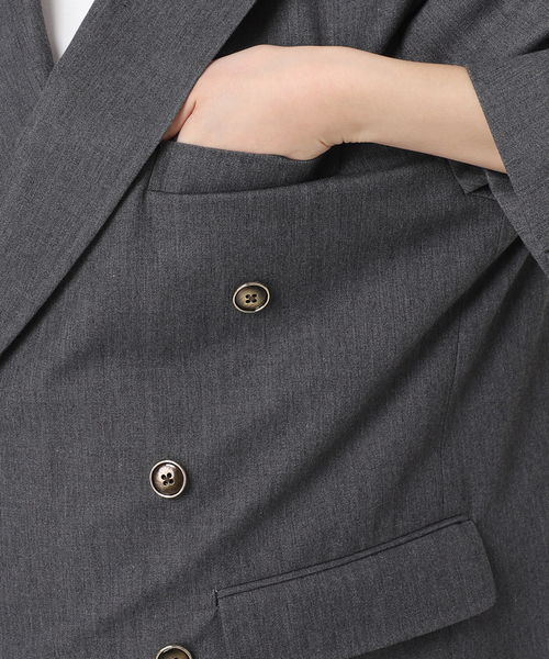 FREEMANS SPORTING CLUB(フリーマンズ スポーティング クラブ)の「【FREEMANS SPORTING CLUB】RIVINGTON JACKET(テーラードジャケット・レディース・チャコールグレー・38/36)」の16枚目の写真