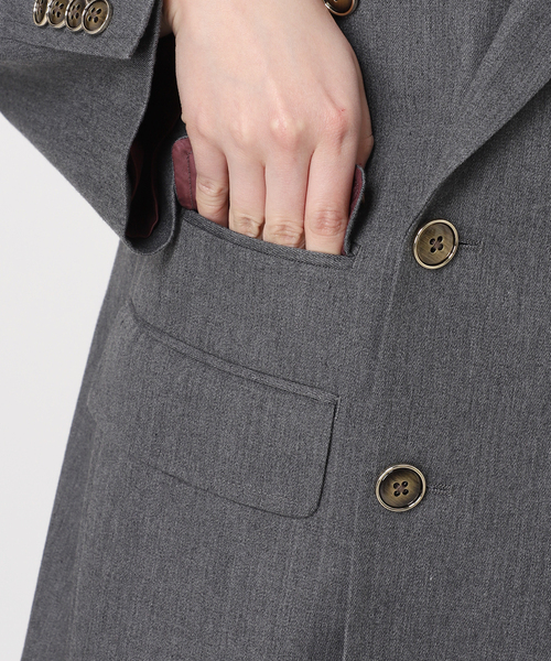 FREEMANS SPORTING CLUB(フリーマンズ スポーティング クラブ)の「【FREEMANS SPORTING CLUB】RIVINGTON JACKET(テーラードジャケット・レディース・チャコールグレー・38/36)」の17枚目の写真