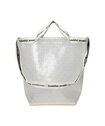 beautiful people plaid vinyl logo tape shoulder bag 1000611931