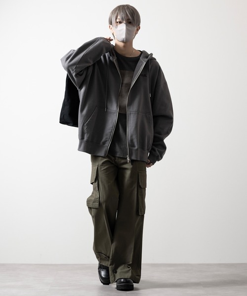 CLEL（クレイル）の「【CLEL】Vintage Design Short Sleeve Pigment Print T-Shirt/ヴィンテージデザイン 半袖ピグメントプリントTシャツ（Tシャツ/カットソー・メンズ・グレー系1/グレー系2/グレー系4/グレー系3/グレー系5・L/M/S/XS）」の13枚目の写真