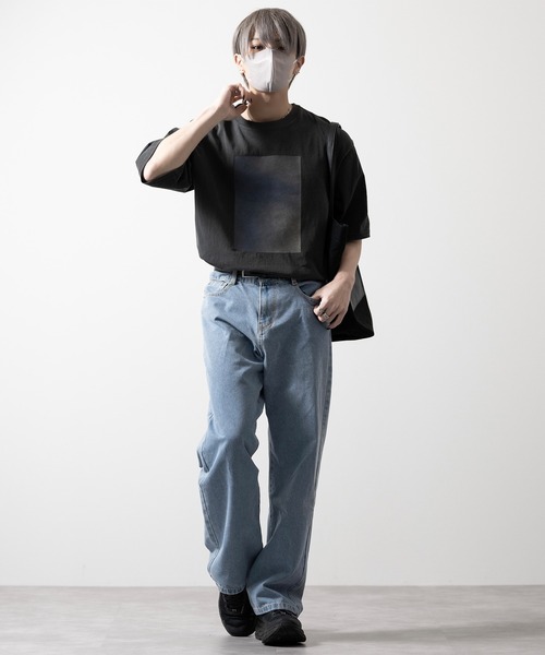 CLEL（クレイル）の「【CLEL】Vintage Design Short Sleeve Pigment Print T-Shirt/ヴィンテージデザイン 半袖ピグメントプリントTシャツ（Tシャツ/カットソー・メンズ・グレー系1/グレー系2/グレー系4/グレー系3/グレー系5・L/M/S/XS）」の18枚目の写真