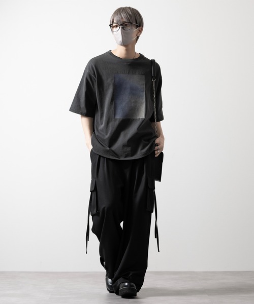 CLEL（クレイル）の「【CLEL】Vintage Design Short Sleeve Pigment Print T-Shirt/ヴィンテージデザイン 半袖ピグメントプリントTシャツ（Tシャツ/カットソー・メンズ・グレー系1/グレー系2/グレー系4/グレー系3/グレー系5・L/M/S/XS）」の22枚目の写真