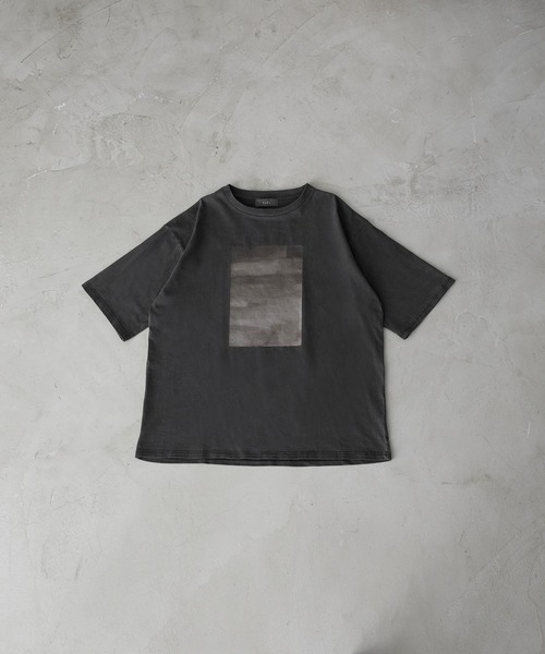 CLEL（クレイル）の「【CLEL】Vintage Design Short Sleeve Pigment Print T-Shirt/ヴィンテージデザイン 半袖ピグメントプリントTシャツ（Tシャツ/カットソー・メンズ・グレー系1/グレー系2/グレー系4/グレー系3/グレー系5・L/M/S/XS）」の6枚目の写真