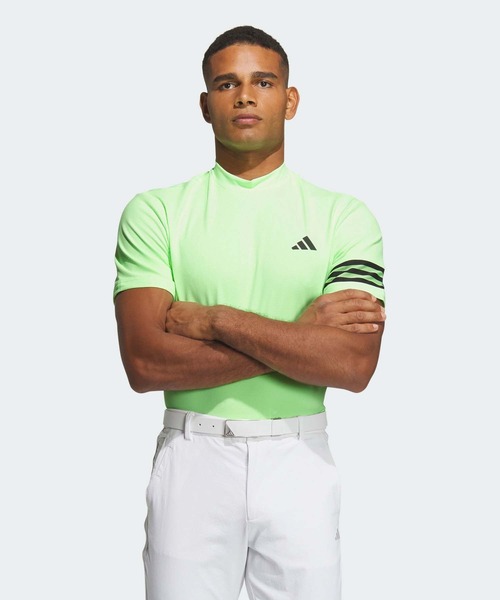 セール】スリーストライプス メッシュベントモック【adidas Golf