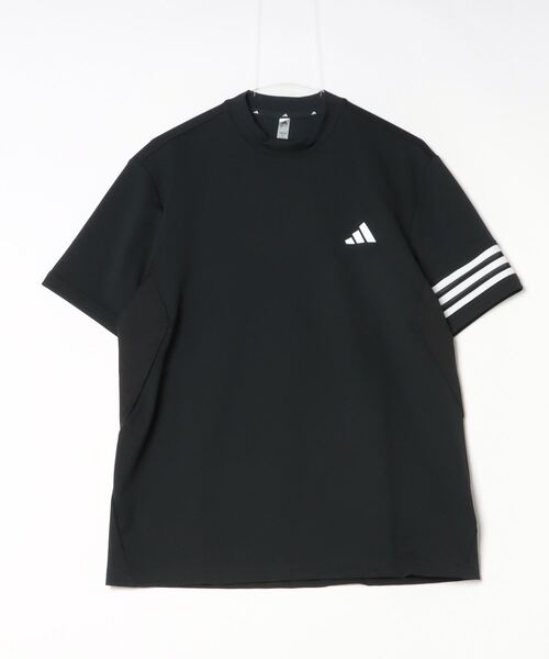 アディダスゴルフ モックネックシャツ 黒 M 半袖 スカート 新品