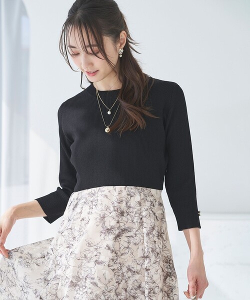 ANY SIS（エニィスィス）の「【洗える】フラワープリントドッキング