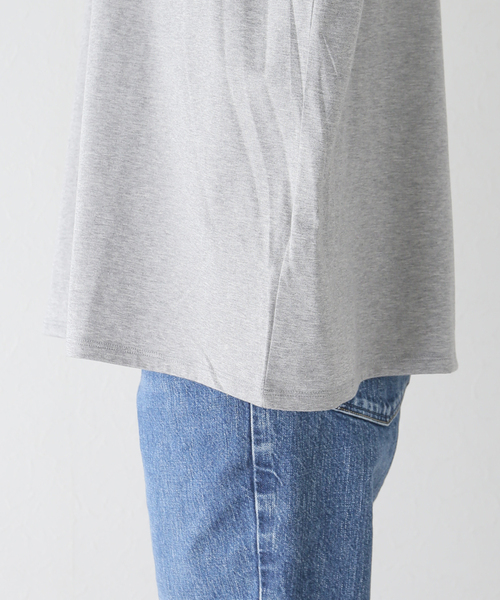 JOURNAL STANDARD LUXE(ジャーナルスタンダード ラックス)の「コンパクトジャージー クルーネック-Big-プルオーバー(Tシャツ/カットソー・レディース・チャコールグレー/ネイビー/ホワイト・FREE)」の20枚目の写真