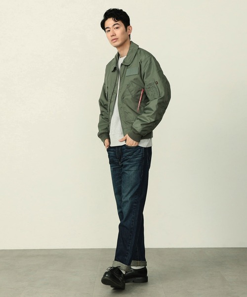 Alpha Industries（アルファインダストリーズ）の「【中田商店xALPHA】CWU-36/P（ミリタリージャケット・メンズ・ブルー/セージグリーン・X-LARGE/LARGE/MEDIUM/SMALL）」の11枚目の写真