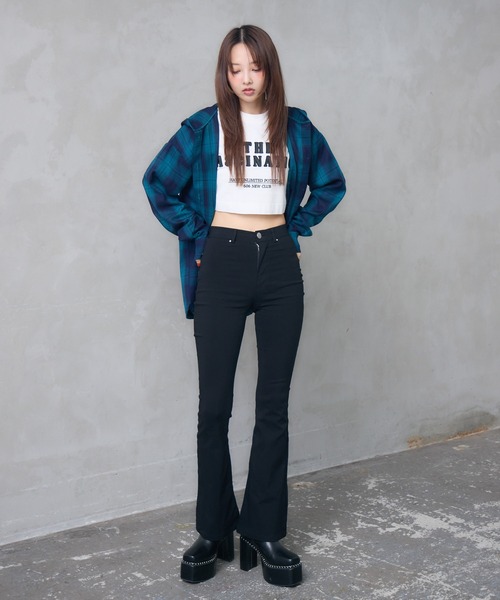 ENVYM（アンビー）の「フレアカラージェギンス（その他パンツ・レディース・ブラック・SMALL/MEDIUM）」の20枚目の写真