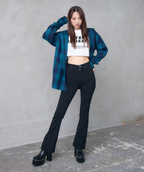 ENVYM（アンビー）の「フレアカラージェギンス（その他パンツ・レディース・ブラック・SMALL/MEDIUM）」の21枚目の写真