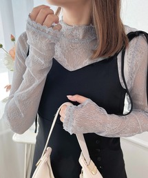 指開きハイネックレースインナー【ZOZOTOWN限定アイテム】