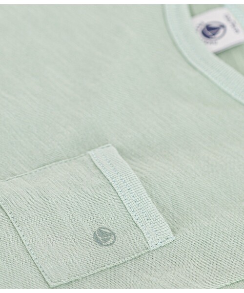 PETIT BATEAU(プチバトー)の「コットンプリント半袖Tシャツ(Tシャツ/カットソー・キッズ・ホワイト/ブラウン/ブルー/ライトグリーン・24MONTH/12MONTH/18MONTH/36MONTH)」の8枚目の写真