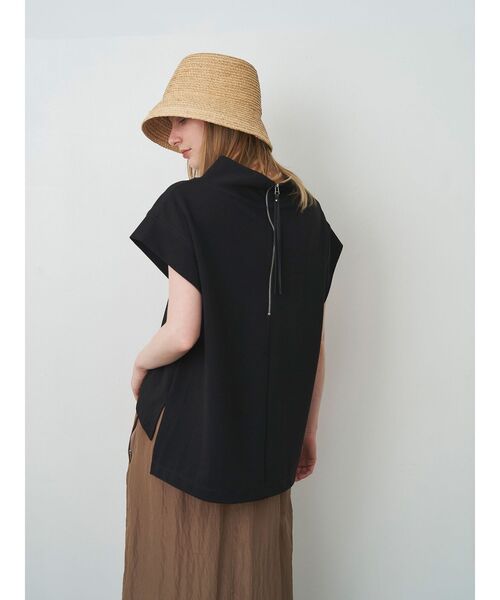 ELENDEEK（エレンディーク）の「ラフィアバケットハット（ハット・レディース・ブラック/ベージュ・FREE）」の6枚目の写真