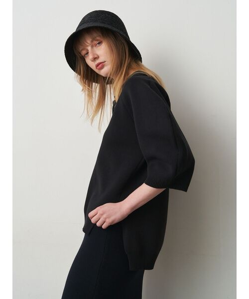 ELENDEEK（エレンディーク）の「ラフィアバケットハット（ハット・レディース・ブラック/ベージュ・FREE）」の15枚目の写真