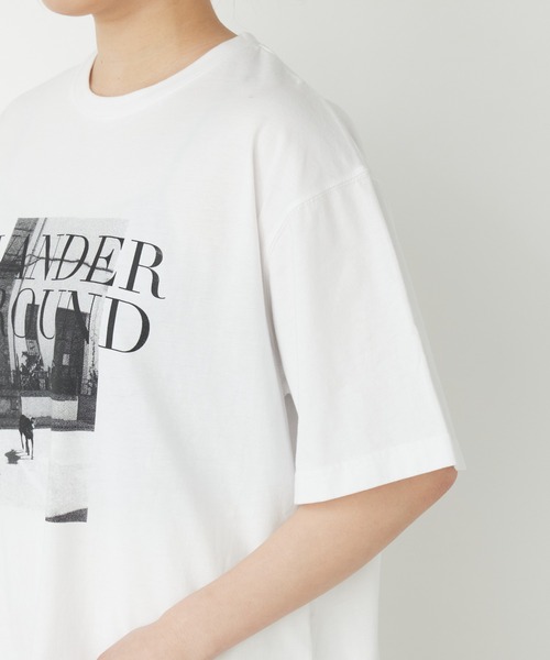 un dix cors（アンディコール）の「WANDERフォトプリントTee（Tシャツ/カットソー・レディース・イエロー/オフホワイト/ブラック・FREE）」の17枚目の写真