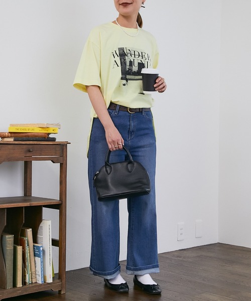 un dix cors（アンディコール）の「WANDERフォトプリントTee（Tシャツ/カットソー・レディース・イエロー/オフホワイト/ブラック・FREE）」の20枚目の写真