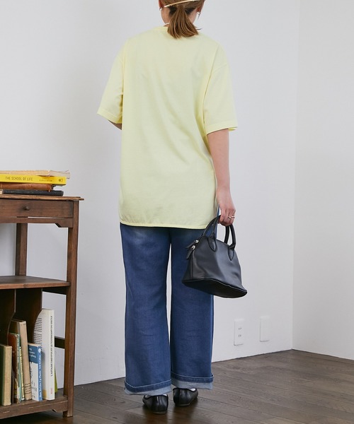 un dix cors（アンディコール）の「WANDERフォトプリントTee（Tシャツ/カットソー・レディース・イエロー/オフホワイト/ブラック・FREE）」の22枚目の写真