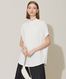 ICB（アイシービー）の「【接触冷感・UVカット・洗える】 ヴィスコースナイロンハイゲージ プルオーバー（ニット/セーター）」