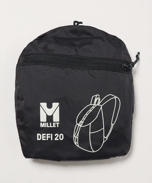 MILLET(ミレー)の「MILLET/ミレー DEFI 20 リュック パッカブル(バックパック/リュック・メンズ・ブラック/ネイビー・FREE)」の15枚目の写真