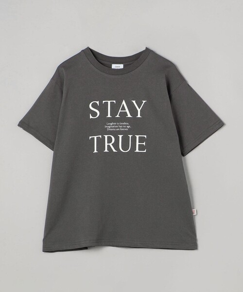 coen（コーエン）の「USAコットンロゴTシャツ（Tシャツ/カットソー・レディース・オフホワイト/ダークグレー/ベージュ・M/L）」の8枚目の写真