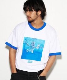 NIRVANA（ニルヴァーナ）の「【別注】NIRVANA NEVERMIND フォトリンガーT/ニルヴァーナ/Tシャツ（Tシャツ/カットソー）」