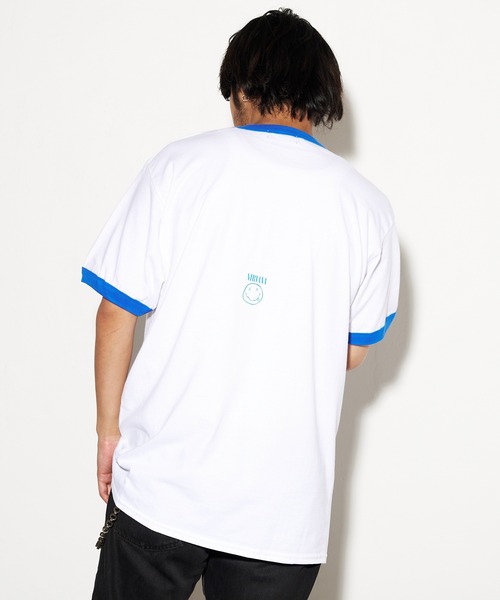 JADEDLONDON☆ディバインソリューションズ リンガーTシャツ リンガーTシャツ JADED LONDON(ジェイデッドロンドン) メンズ