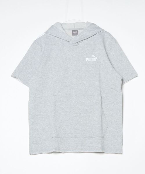 PUMA（プーマ）の「プーマ PUMA PUMA POWER SS フーディ スウェット_（スウェット・メンズ・ライトグレー/ベージュ・S/M/L/LL/3L）」の2枚目の写真