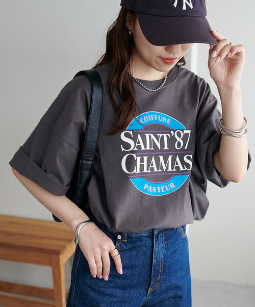 DISCOAT(ディスコート)の「【WEB限定】アソートスーベニアTシャツ《ユニセックス》(Tシャツ/カットソー・レディース・オフホワイト/チャコールグレー/ライトグレー・FREE)」の21枚目の写真