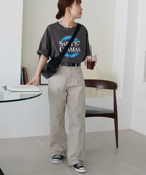 DISCOAT(ディスコート)の「【WEB限定】アソートスーベニアTシャツ《ユニセックス》(Tシャツ/カットソー・レディース・オフホワイト/チャコールグレー/ライトグレー・FREE)」の18枚目の写真