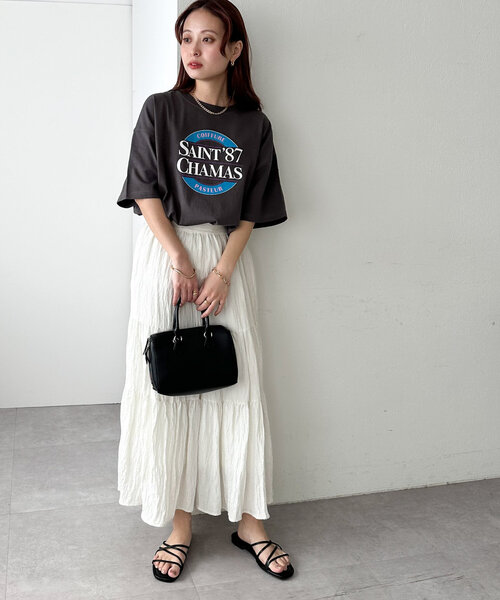 DISCOAT(ディスコート)の「【WEB限定】アソートスーベニアTシャツ《ユニセックス》(Tシャツ/カットソー・レディース・オフホワイト/チャコールグレー/ライトグレー・FREE)」の14枚目の写真