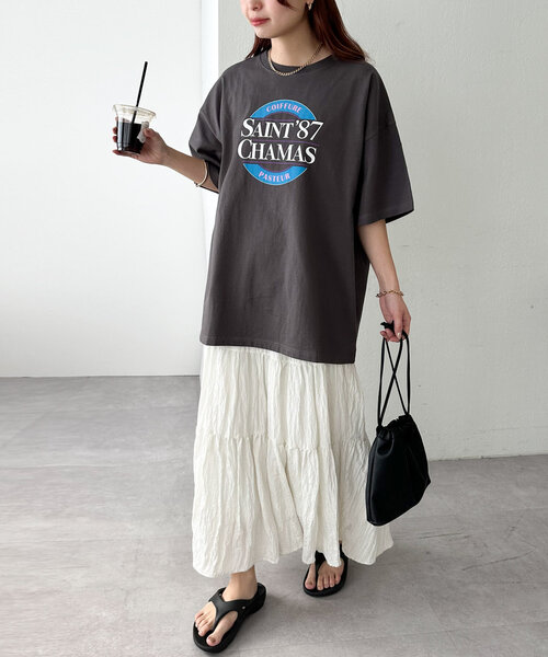 DISCOAT(ディスコート)の「【WEB限定】アソートスーベニアTシャツ《ユニセックス》(Tシャツ/カットソー・レディース・オフホワイト/チャコールグレー/ライトグレー・FREE)」の10枚目の写真