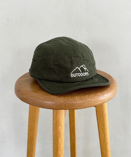 CLEA（クレア）の「フロント刺繍ジェットキャップ（キャップ・レディース・ブラック/アイボリー/カーキ・FREE）」の15枚目の写真