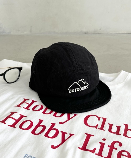 CLEA（クレア）の「フロント刺繍ジェットキャップ（キャップ・レディース・ブラック/アイボリー/カーキ・FREE）」の7枚目の写真