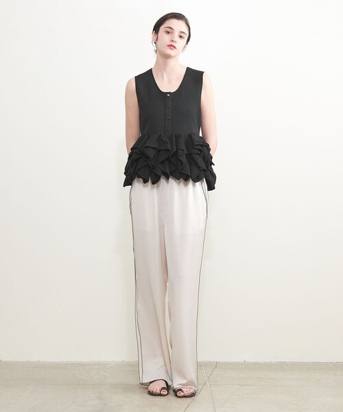 AEWEN MATOPH グレーベスト UNITED ARROWS｜<AEWEN MATOPH>パワーショルダー ベスト