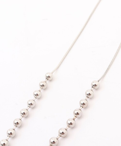 NOLLEY’S Sophi（ノーリーズソフィ）の「ボールビーズスライドネックレス（ネックレス・レディース・ゴールド/シルバー・FREE）」の4枚目の写真