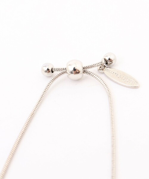 NOLLEY’S Sophi（ノーリーズソフィ）の「ボールビーズスライドネックレス（ネックレス・レディース・ゴールド/シルバー・FREE）」の5枚目の写真