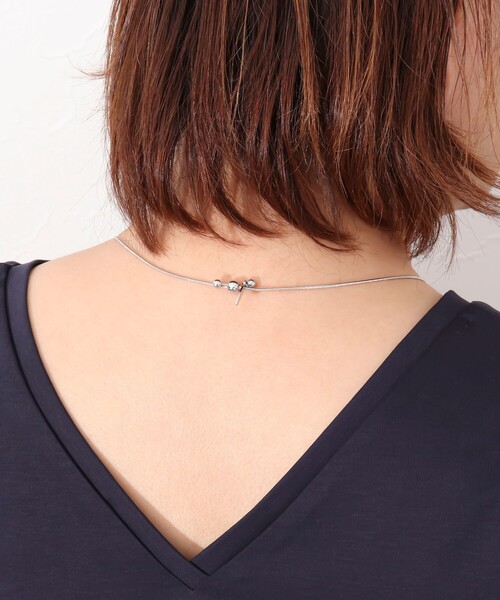 NOLLEY’S Sophi（ノーリーズソフィ）の「ボールビーズスライドネックレス（ネックレス・レディース・ゴールド/シルバー・FREE）」の13枚目の写真