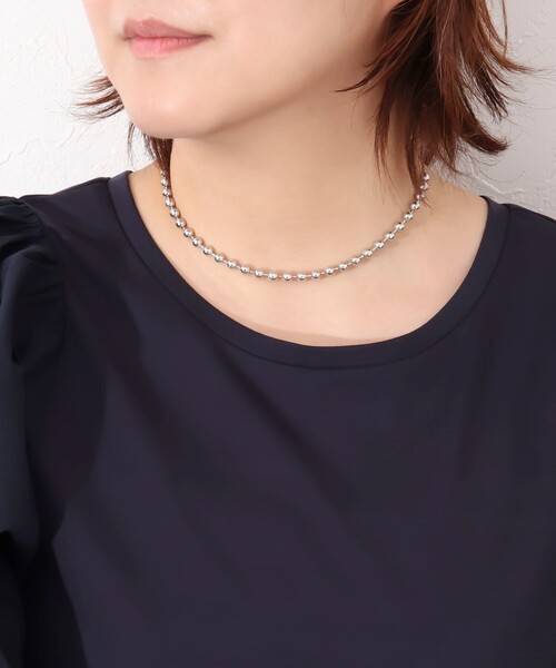 NOLLEY’S Sophi（ノーリーズソフィ）の「ボールビーズスライドネックレス（ネックレス・レディース・ゴールド/シルバー・FREE）」の14枚目の写真