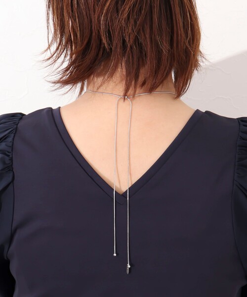 NOLLEY’S Sophi（ノーリーズソフィ）の「ボールビーズスライドネックレス（ネックレス・レディース・ゴールド/シルバー・FREE）」の15枚目の写真