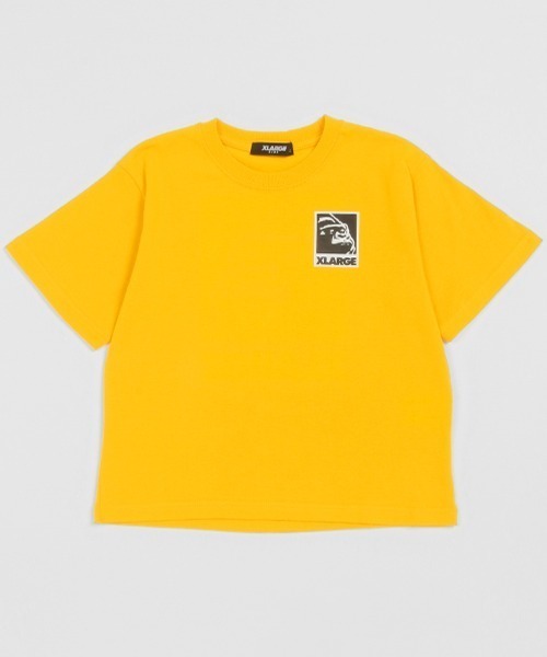 XLARGE KIDS（エクストララージキッズ）の「スクウェアOGゴリラ半袖Tシャツ（Tシャツ/カットソー・キッズ・ブラック/イエロー/ホワイト・140cm/130cm/120cm/110cm/100cm/90cm/80ｃｍ）」の2枚目の写真