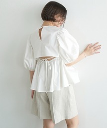 シャツ/ブラウス(長袖/七分) CLANE - CLANE VOLUME GATHER PUFF SLEEVE TOPS CLANE（クラネ）の「PUFF SLEEVE GATHER BLOUSE（シャツ