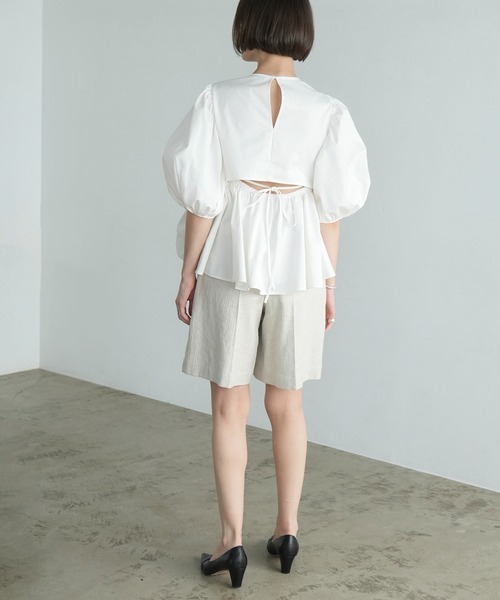 トップス CLANE PUFF SLEEVE GATHER BLOUSE CLANE（クラネ）の「PUFF SLEEVE GATHER BLOUSE（シャツ